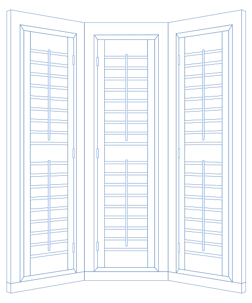 Bay Window Shutters