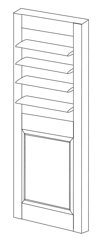 Panel Blade Half Solid