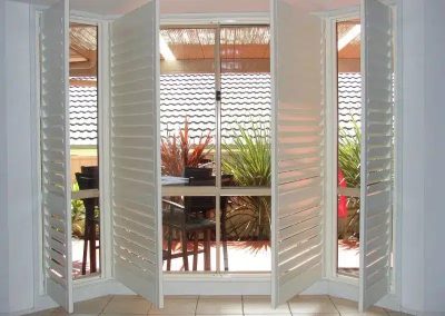 Plantation Shutters open
