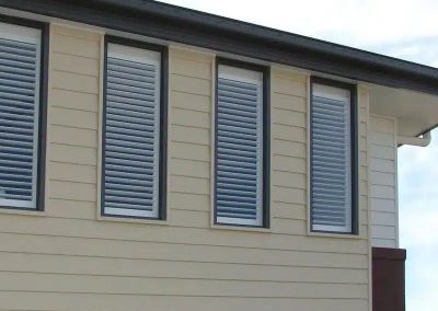 Plantation Shutters window outside